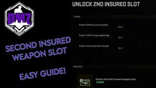 HOW TO GET THE 2ND INSURED WEAPON IN DMZ!