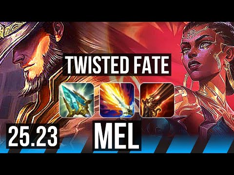 TWISTED FATE vs MEL (MID) | KR Master | 25.23