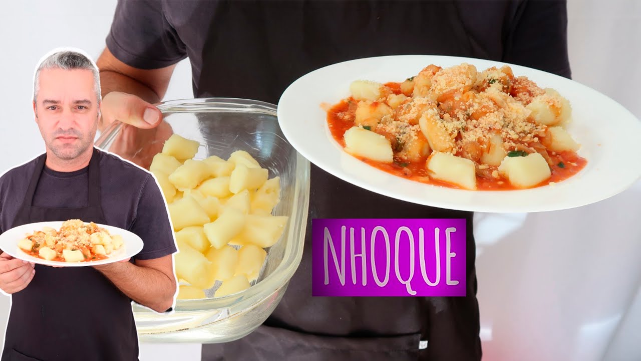 NHOQUE DE BATATA E MAIZENA! SEM TRIGO! Na Minha Cozinha