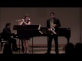 Trio for flute, saxophone and piano, Mvt. #2
