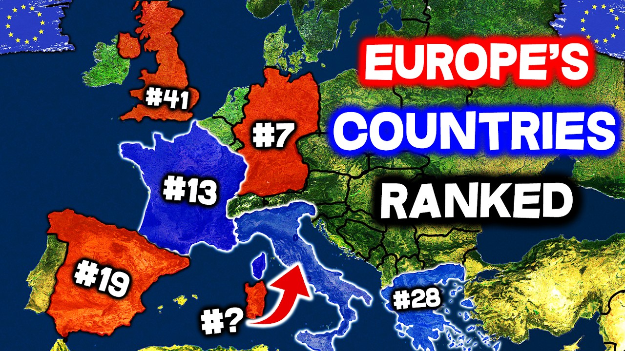 All 50 Countries in EUROPE Ranked WORST to BEST