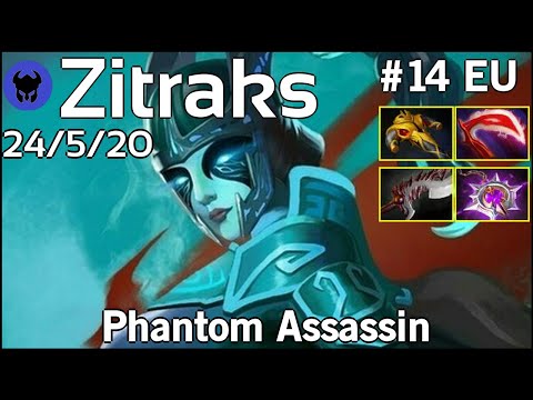 Zitraks plays Phantom Assassin!!! Dota 2 7.20