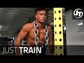 Joel Corry gym session and interview