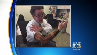 Jim Donovan Shows Off His Arm 'Tattoo'