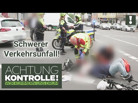 Drama um Leben & Tod? Schwerer Verkehrsunfall mit KOPFVERLETZUNGEN! | Achtung Kontrolle