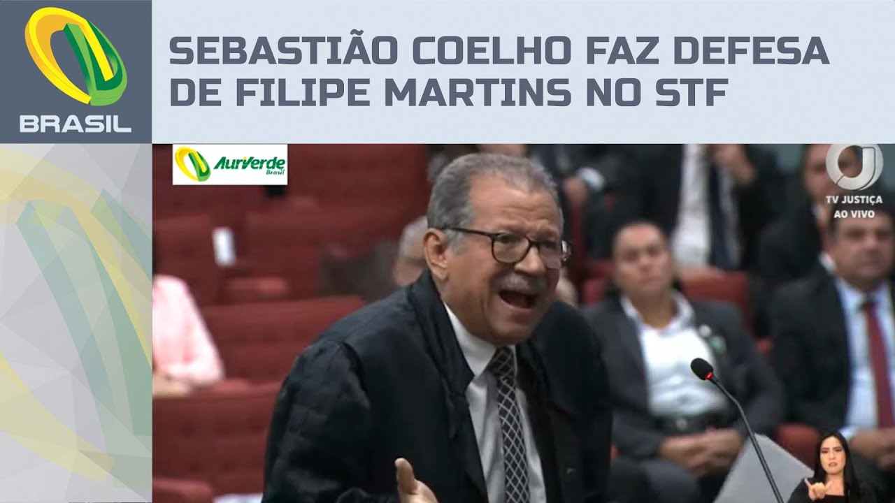 Sebastião Coelho pede ao STF que pare de "crucificar" Filipe Martins