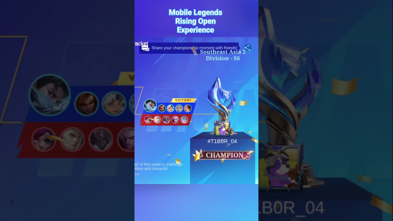 "MOBILE LEGENDS RISING OPEN EXPERIENCE" #mobilelegends #mobilelegendsbangbang