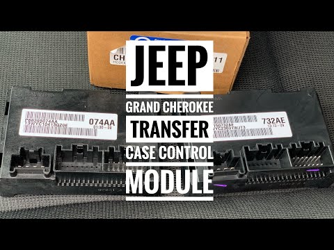Jeep Grand Cherokee WK2 Transfer Case Control Module - how to replace and fix noise during start up