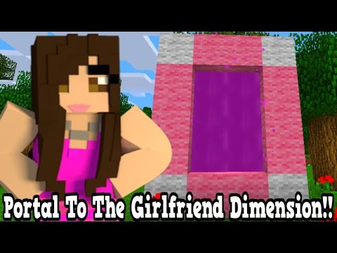 SmoothMarky - Minecraft How To Make A Portal To The Girlfriend Dimension - Girlfriend Dimension Showcase!!!