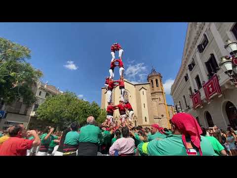 Castellers de Barcelona: 2 de 7 - Festa Major de Sabadell (04/09/2022)