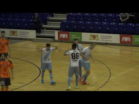 AZS UG - Chrobry Głogów/ Futsal Ekstraklasa / skrót meczu / 15.04.2017