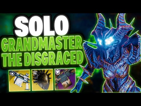 Solo Flawless Grandmaster Nightfall The Disgraced (Arc Warlock) (Season Of Deep) [Destiny 2]