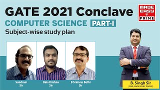 GATE 2021 CONCLAVE | Computer Science (PART 1) | by B.Singh Sir & MADE EASY Faculties