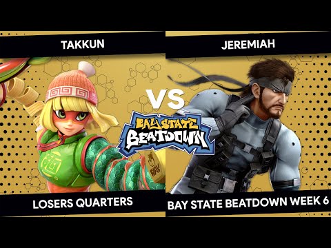 Bay State Beatdown #6 - Takkun (Min Min) vs Jeremiah (Snake) - Losers Quarters