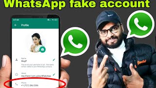 WhatsApp fake accounts | how to make WhatsApp fake I'd | WhatsApp fake account kaise banye 2023