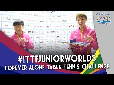 2017 #ITTFJuniorWorlds | China Takes on Forever Alone Table Tennis Challenge