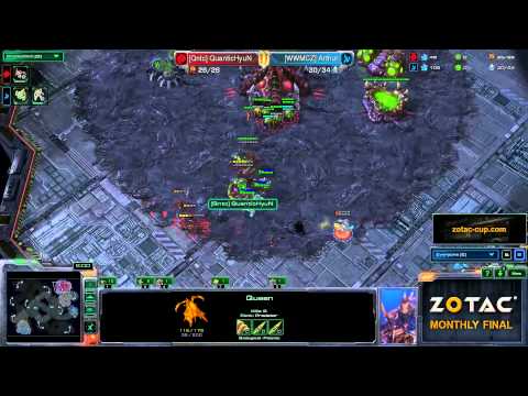Hyun vs. Arthur - Game 1: StarCraft 2 ZOTAC Cup Monthly Final