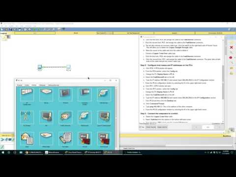 CS80.15- Lab 7.3.2.7 Packet Tracer - Cabling a Simple Network