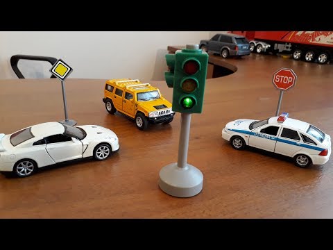 Светофор на батарейках Dickie Toys Играем с машинками Велли Распаковка и обзор