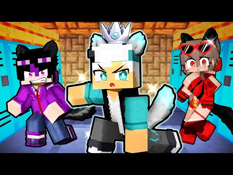 SOU O REI DA ESCOLA LOBO no Minecraft!