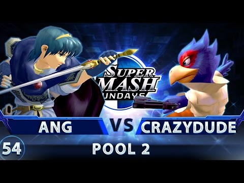 SSS 54 - Angtheavatar (Marth) vs. CrazyDude (Falco) - SSBM Pool 2 - Smash Melee