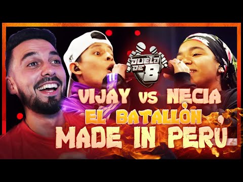 VIJAY vs NECIA = FUEGO!🔥😳- VIJAY Y NECIA DAN UN BATALLÓN - Duelo De 8 / T2 Programa 01