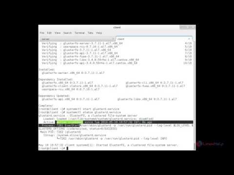 How to install GlusterFS in RHEL/CentOS and Fedora | LinuxHelp Tutorials