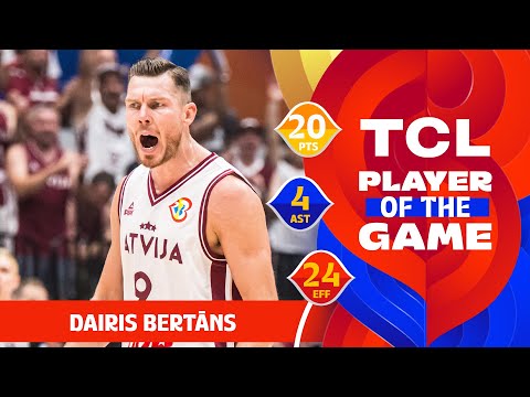 Dairis Bertans (20 PTS) | TCL Player Of The Game | LAT vs LBN | FIBA Basketball World Cup 2023