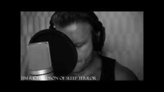 Sleep Terror in studio- Tim Richardson vocal tracking 'The Eternal Winter'