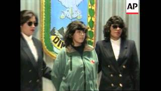 PERU: SHINING PATH REBELS PARADED BY AUTHORITIES