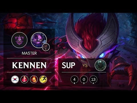 Kennen Support vs Pyke - KR Master Patch 9.19