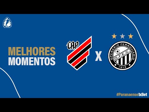Gols e lances de Athletico Paranaense x Operário