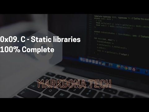 0x09. C - Static libraries (Complete 100%)