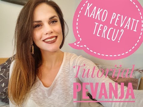 Tutorijal pevanja - Kako pevati tercu - Katarina Kovacevic