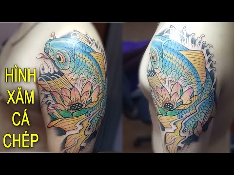 #1 Hình Xăm đẹp Cá Chép hoa sen Siêu Đẹp tại Mr.Tattoo - Xăm Nghệ Thuật Hà Nội