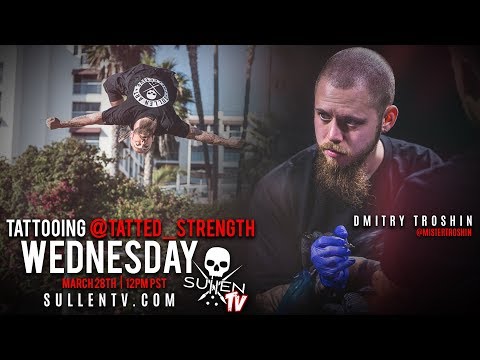 Live Tattoo | Dmitry Troshin Tattooing @Tatted_strength