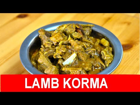 Lamb korma recipe- easy curry with slow cooker or on stove top