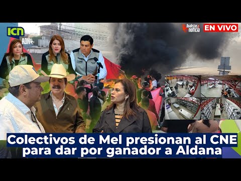 Colectivos de Mel presionan al CNE para dar por ganador a Aldana | 𝗔DN 🎙️  | EN VIVO 🔴