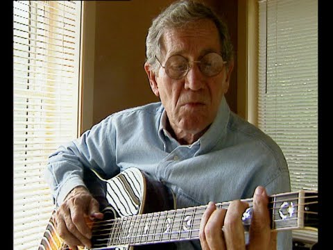 Chet Atkins plays guitar at home 1995 Pt. 1