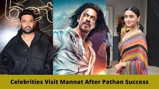 Bollywood Celebrities Visit Mannat After Pathan Huge Success