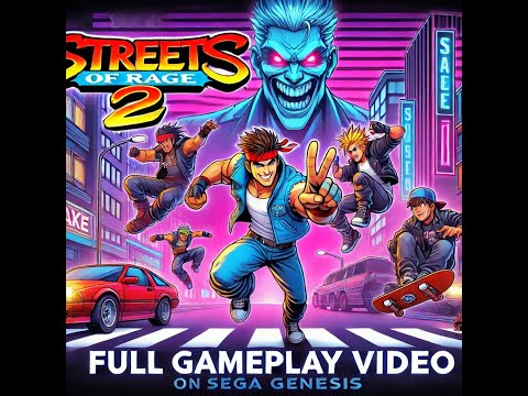 Streets of Rage 2 (SEGA) - Full Game Walkthrough [1080p HD | 60FPS] | All Bosses & Ending