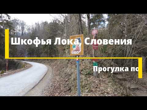 Прогулка по окрестностям городка Шкофья Лока, Словения -4K