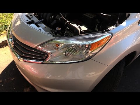 Nissan Versa Note Headlight Change- EASY