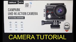 Review & Complete Tutorial For Campark ACT74  Xtreme I+ UHD 4K Cheapest 4K Action Camera vs GoPro