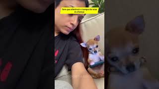 Diminuam o tempo de tela das crianças... KKKKKKKK