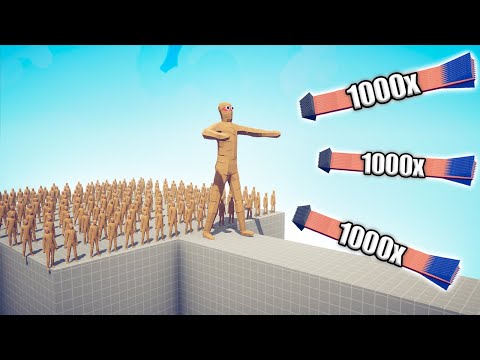 100x MUMMY + GIANT vs 1000x OVERPOWERED EVERY GOD - TABS | Totally Accurate Battle Simulator 2023