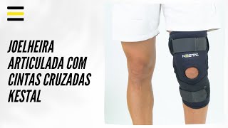Joelheira Articulada com Cintas Cruzadas - Joelheira Articulada com Cintas Cruzadas