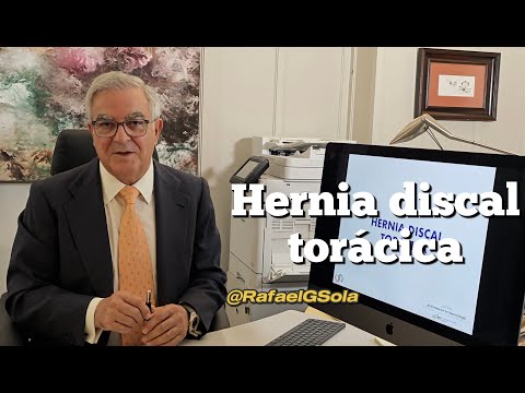 Hernia discal torácica
diagnóstico y tratamiento
