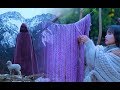 （羊羔毛斗篷)Weave a lamb wool cape for the freezing winter 蓬松柔软的羊羔毛，织一件斗篷便不怕寒冬的风雪 | Liziqi Channel