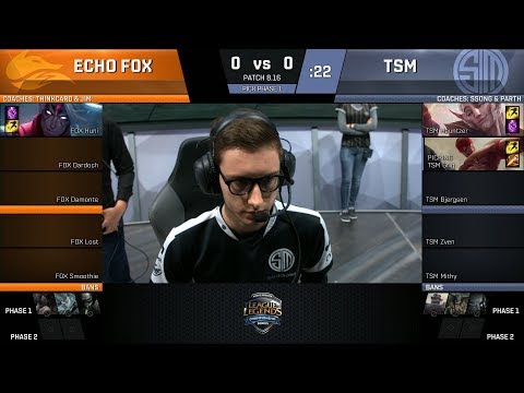TSM vs FOX Game 1 - 2018 NA LCS Regional Qualifier - Team SoloMid vs Echo FOX
